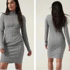 Athleta Gray Midi Dress